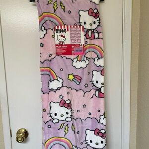 Hello Kitty Pink and Purple Throw Blanket